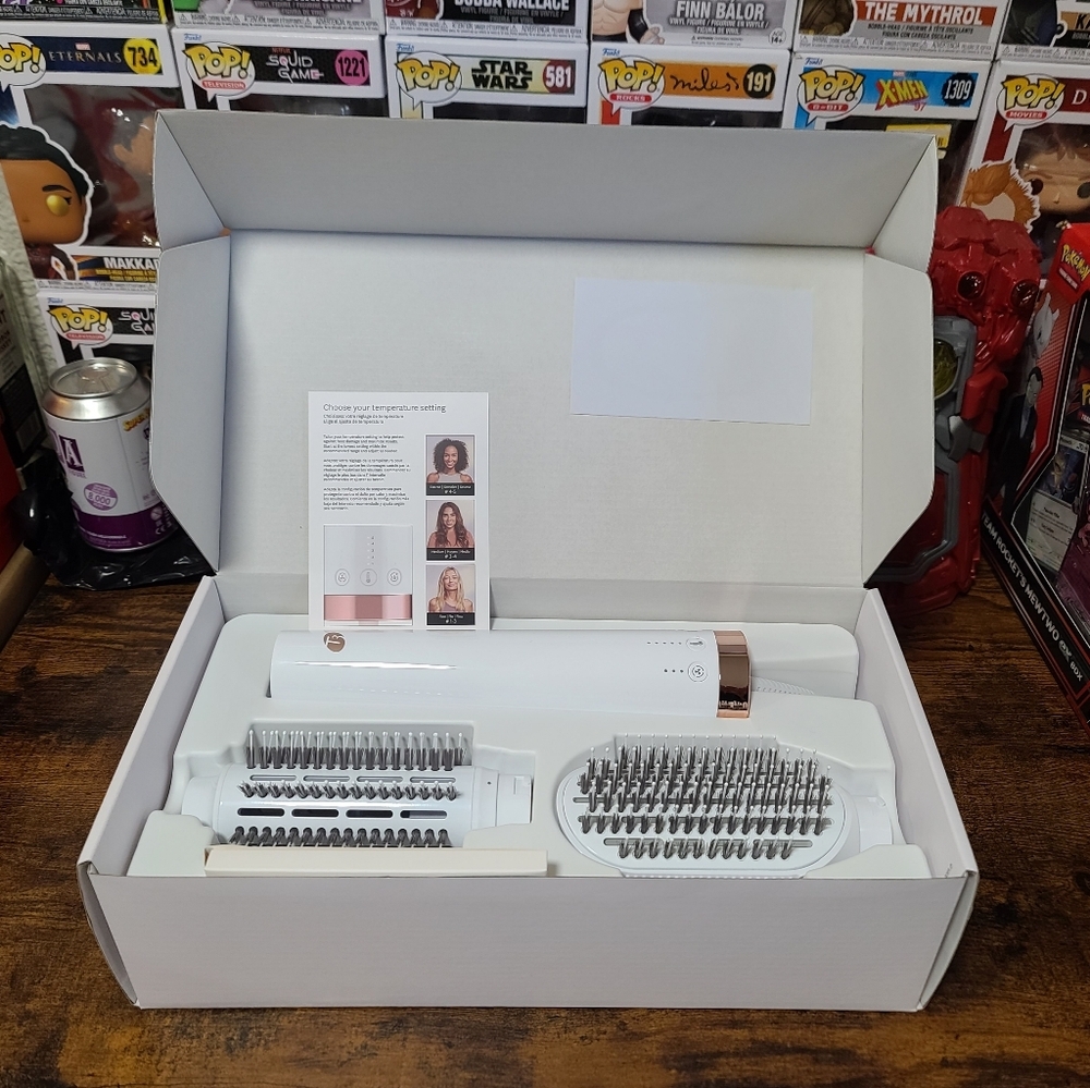 BRAND NEW T3 AireBrush Duo Hair Dryer - White/Rose Gold - Picture 5 of 6